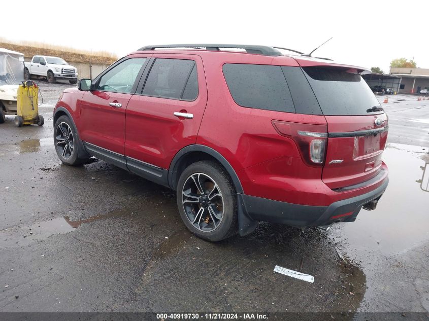 2014 Ford Explorer Sport VIN: 1FM5K8GT9EGB90406 Lot: 40919730