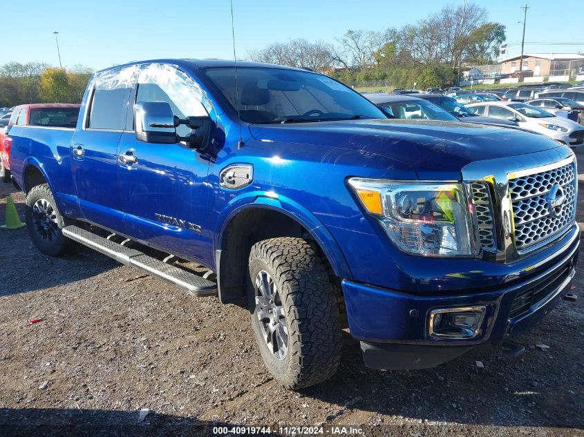 2017 Nissan Titan Xd Platinum Reserve Diesel VIN: 1N6BA1F41HN569246 Lot: 40919744