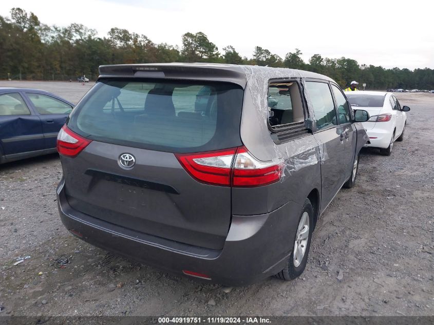 VIN 5TDZK3DC4GS728418 2016 TOYOTA SIENNA no.4