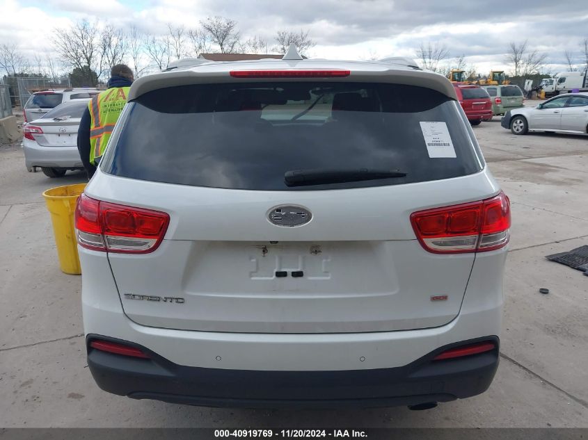 2016 KIA SORENTO 2.4L LX - 5XYPGDA31GG080360