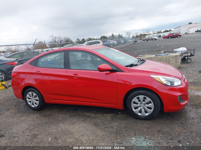 2016 Hyundai Accent Se VIN: KMHCT4AE8GU120715 Lot: 40919854