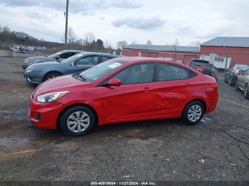 2016 Hyundai Accent Se VIN: KMHCT4AE8GU120715 Lot: 40919854