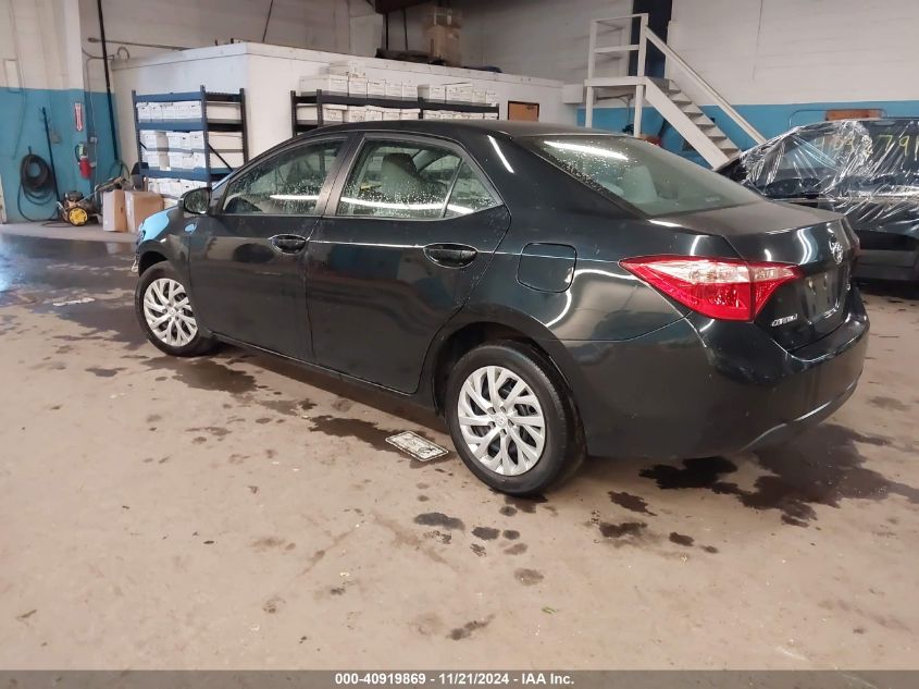 2017 Toyota Corolla Le VIN: 2T1BURHE4HC950350 Lot: 40919869