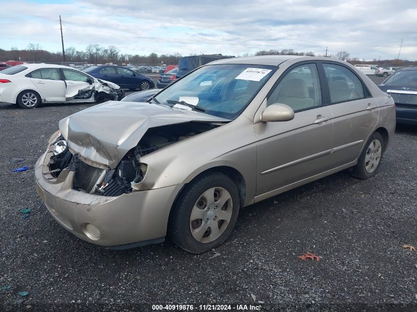 2005 Kia Spectra Ex/Lx/Sx VIN: KNAFE121755132252 Lot: 40919876