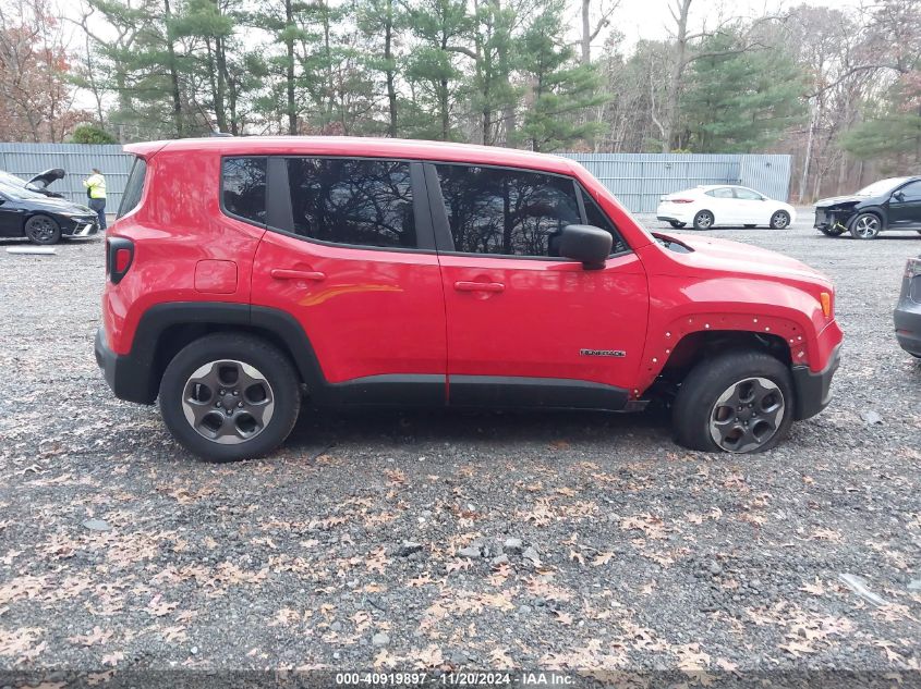 2016 Jeep Renegade Sport VIN: ZACCJBAT5GPD09336 Lot: 40919897