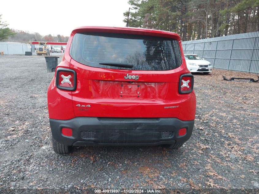 2016 Jeep Renegade Sport VIN: ZACCJBAT5GPD09336 Lot: 40919897