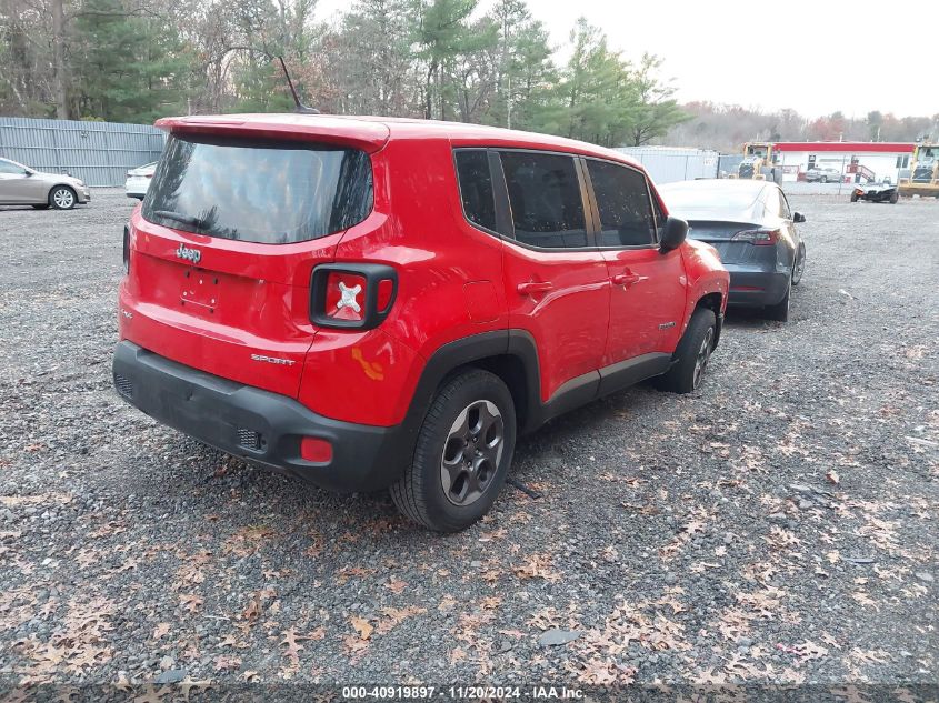 2016 Jeep Renegade Sport VIN: ZACCJBAT5GPD09336 Lot: 40919897