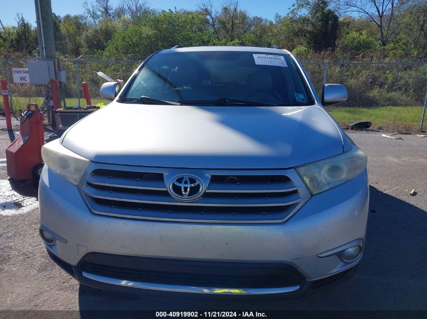 2013 Toyota Highlander Base Plus V6 VIN: 5TDZK3EH1DS138568 Lot: 40919902