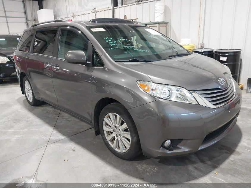 VIN 5TDDZ3DC6HS170059 2017 Toyota Sienna, Xle/Limited no.1