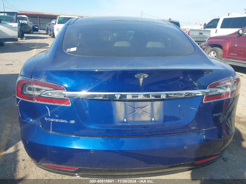 2016 Tesla Model S 60D/70D/75D/85D/90D VIN: 5YJSA1E21GF175990 Lot: 40919941