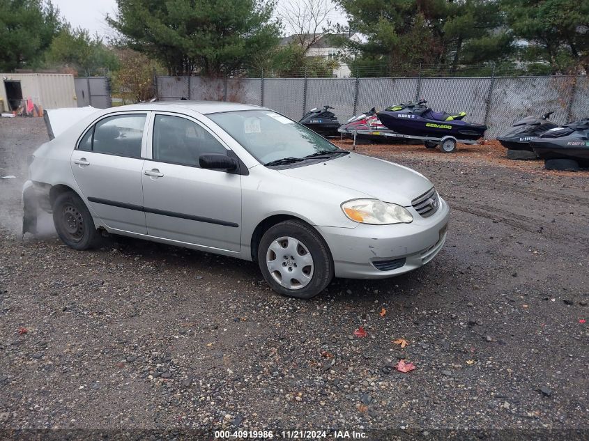 2003 Toyota Corolla Ce VIN: JTDBR32E130012381 Lot: 40919986