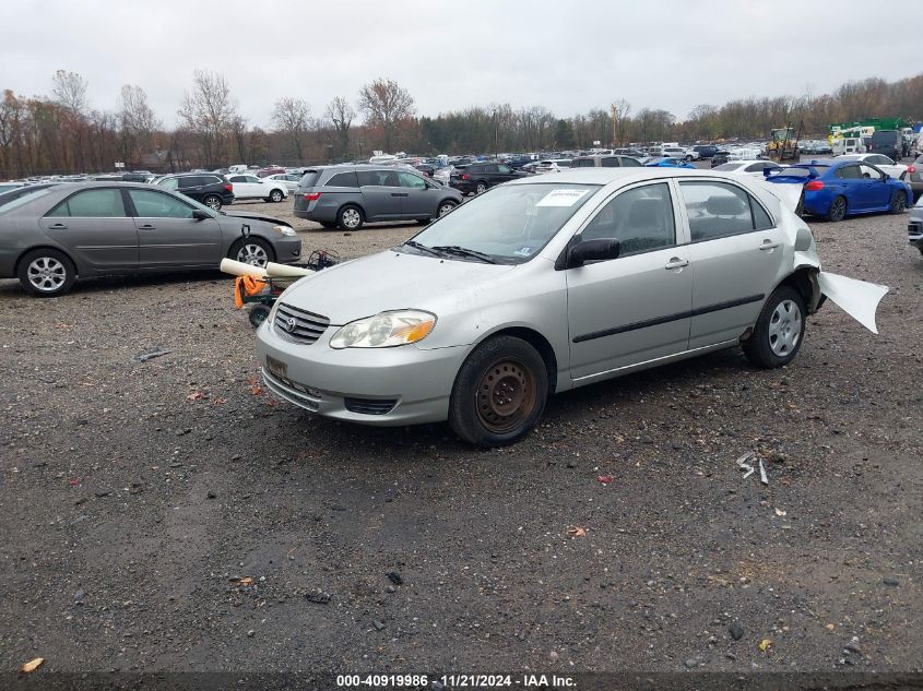 2003 Toyota Corolla Ce VIN: JTDBR32E130012381 Lot: 40919986