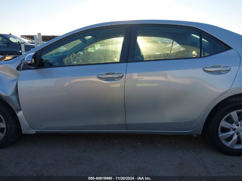 2016 Toyota Corolla S VIN: 2T1BURHE1GC587018 Lot: 40919990