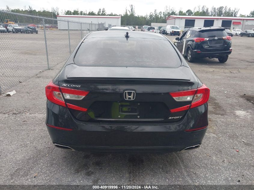 2018 Honda Accord Sport VIN: 1HGCV1F36JA207396 Lot: 40919996