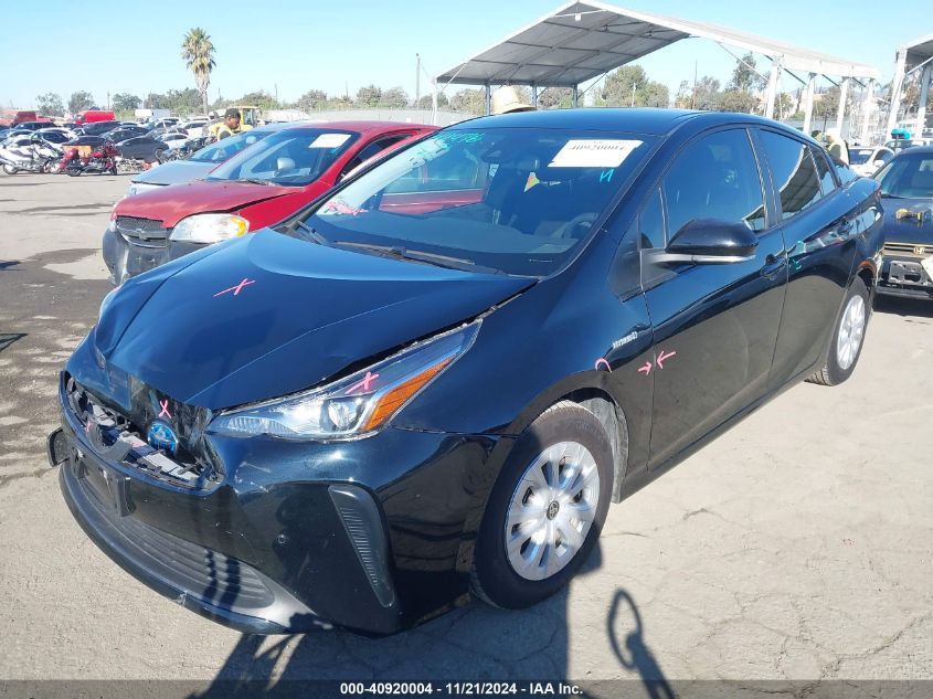 2022 Toyota Prius Le VIN: JTDKAMFU3N3183228 Lot: 40920004