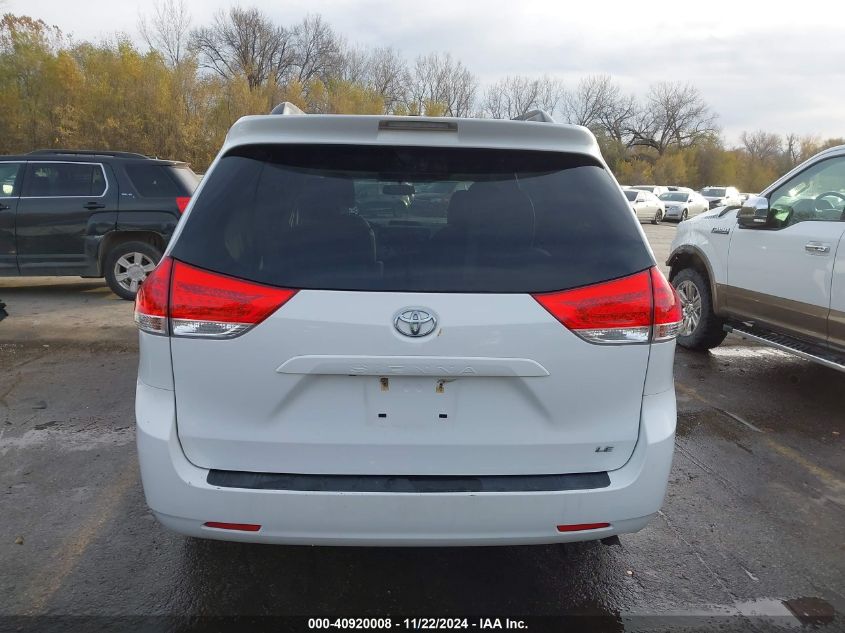 2013 Toyota Sienna Le V6 8 Passenger VIN: 5TDKK3DC9DS381360 Lot: 40920008