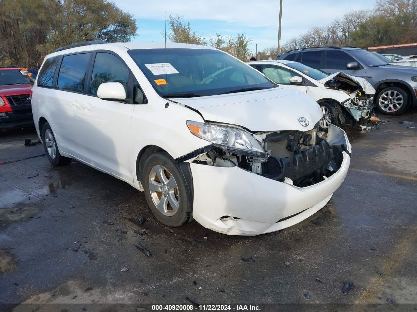 2013 Toyota Sienna Le V6 8 Passenger VIN: 5TDKK3DC9DS381360 Lot: 40920008