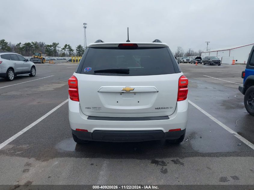 2016 Chevrolet Equinox Lt VIN: 2GNFLFEK0G6185903 Lot: 40920026