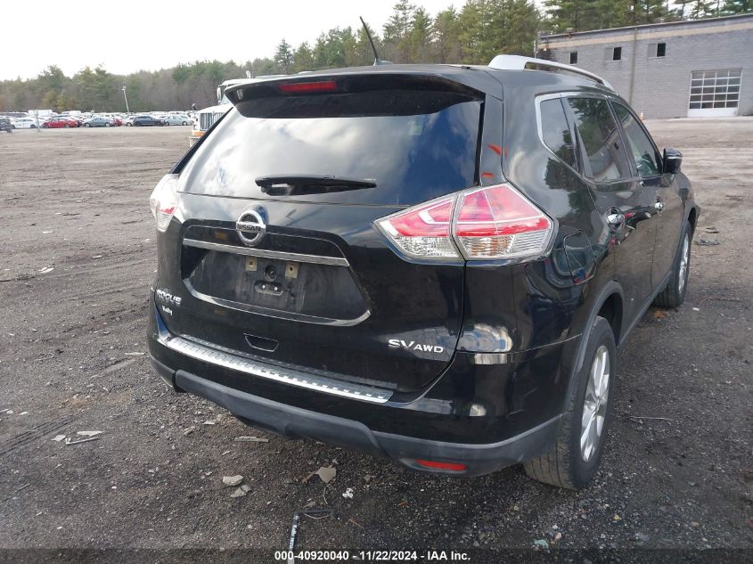 2015 Nissan Rogue Sv VIN: KNMAT2MVXFP505654 Lot: 40920040