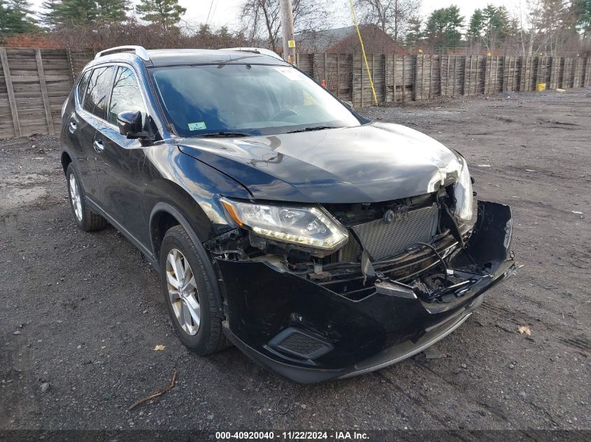 2015 Nissan Rogue Sv VIN: KNMAT2MVXFP505654 Lot: 40920040