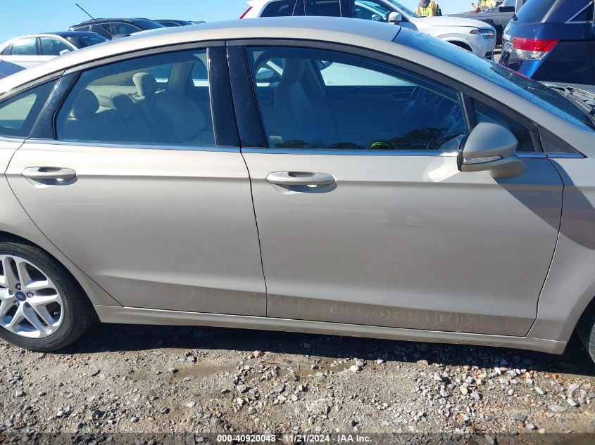 2015 Ford Fusion Se VIN: 3FA6P0H71FR250983 Lot: 40920048