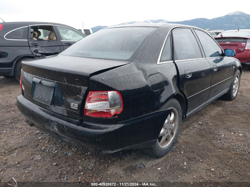 1999 Audi A4 2.8 VIN: WAUED28D6XA324536 Lot: 40920072