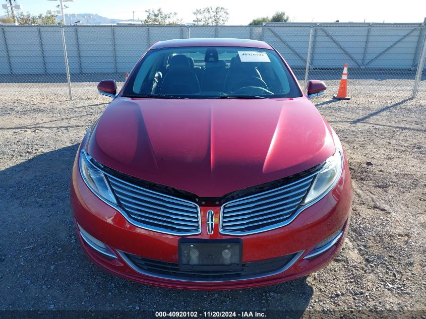 2014 Lincoln Mkz VIN: 3LN6L2GK0ER817654 Lot: 40920102