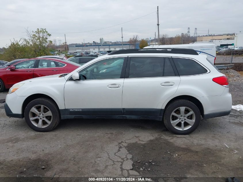 2013 Subaru Outback 2.5I Limited VIN: 4S4BRBJC4D3222267 Lot: 40920104