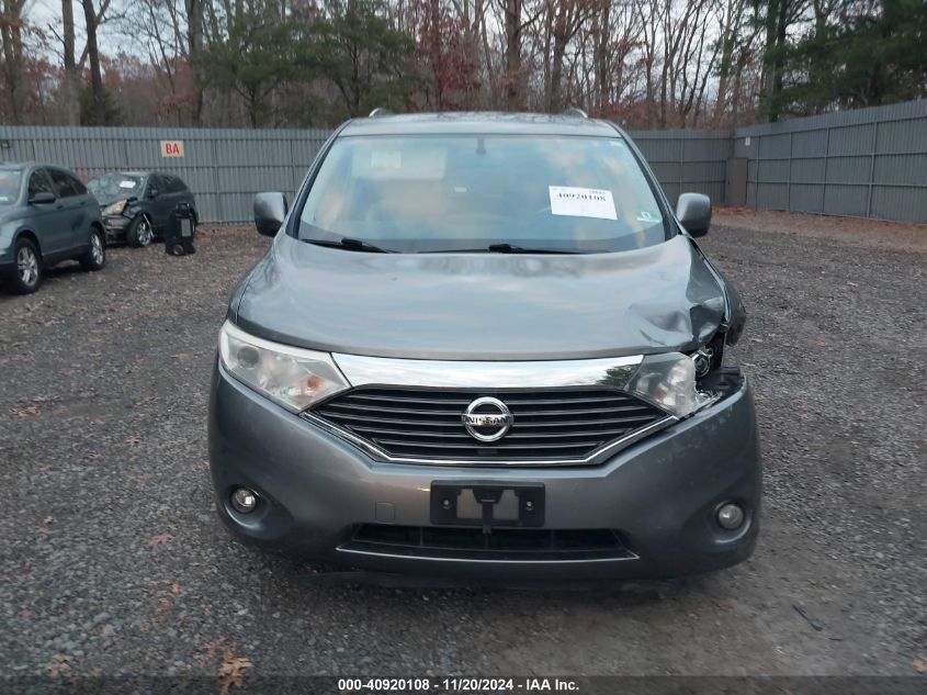 2016 Nissan Quest Platinum/S/Sl/Sv VIN: JN8AE2KP1G9154576 Lot: 40920108