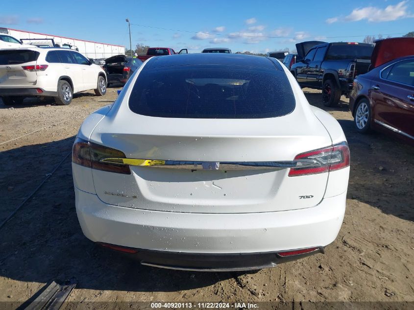 2015 Tesla Model S 70D/85D/P85D VIN: 5YJSA1S26FF084796 Lot: 40920113