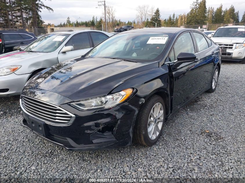 VIN 3FA6P0LU5LR249148 2020 Ford Fusion, Hybrid Se no.2