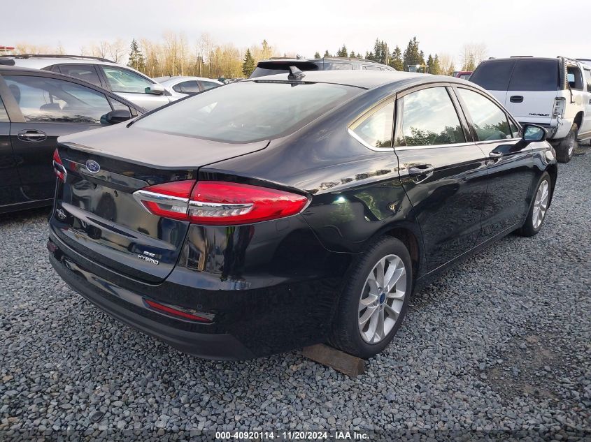 VIN 3FA6P0LU5LR249148 2020 Ford Fusion, Hybrid Se no.4