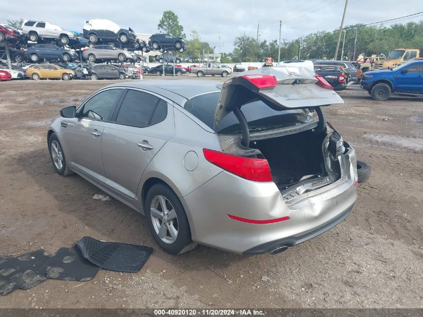 2015 Kia Optima Lx VIN: 5XXGM4A74FG373118 Lot: 40920120