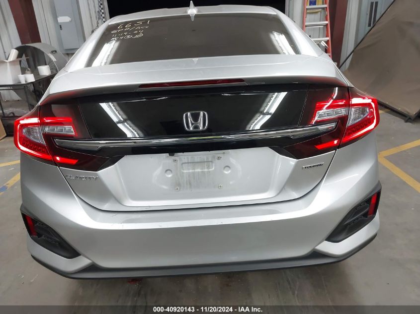 2018 Honda Clarity Plug-In Hybrid Touring VIN: JHMZC5F32JC015692 Lot: 40920143