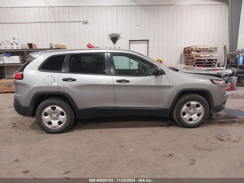 2015 Jeep Cherokee Sport VIN: 1C4PJMAB8FW594202 Lot: 40920153