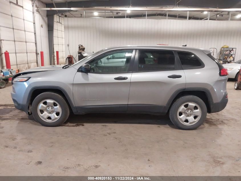 2015 Jeep Cherokee Sport VIN: 1C4PJMAB8FW594202 Lot: 40920153