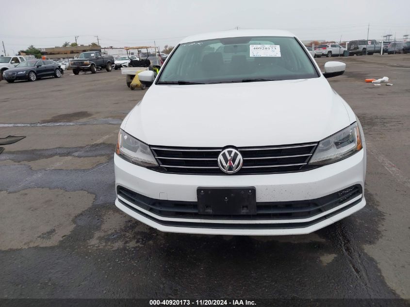 2017 Volkswagen Jetta 1.4T S VIN: 3VW2B7AJ8HM271820 Lot: 40920173