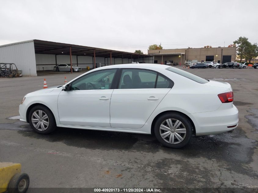 2017 Volkswagen Jetta 1.4T S VIN: 3VW2B7AJ8HM271820 Lot: 40920173