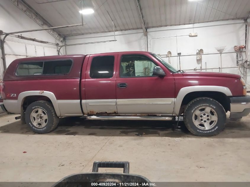 2005 Chevrolet Silverado 1500 Z71 VIN: 1GCEK19B55Z268622 Lot: 40920204