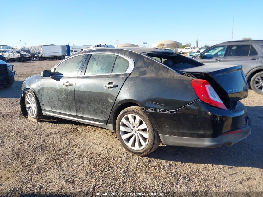 2014 Lincoln Mks VIN: 1LNHL9DK1EG609277 Lot: 40920212