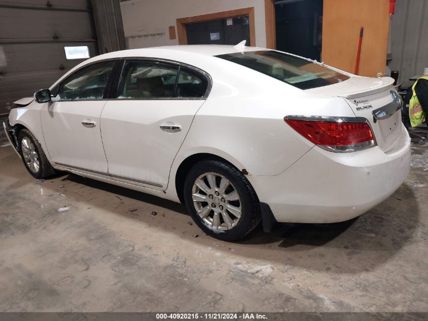 2013 Buick Lacrosse Leather Group VIN: 1G4GC5ER6DF312543 Lot: 40920215