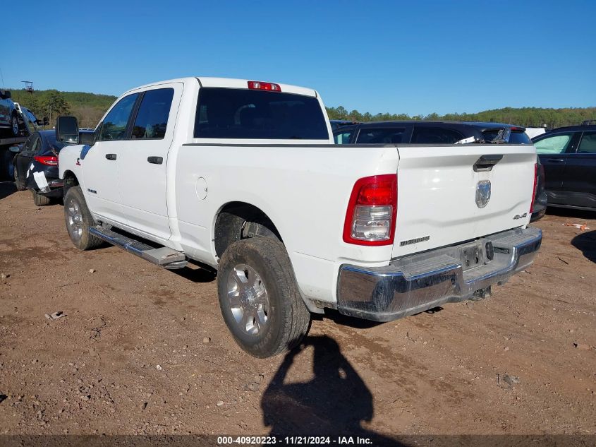 2024 Ram 2500 Big Horn 4X4 6'4 Box VIN: 3C6UR5DL5RG286226 Lot: 40920223