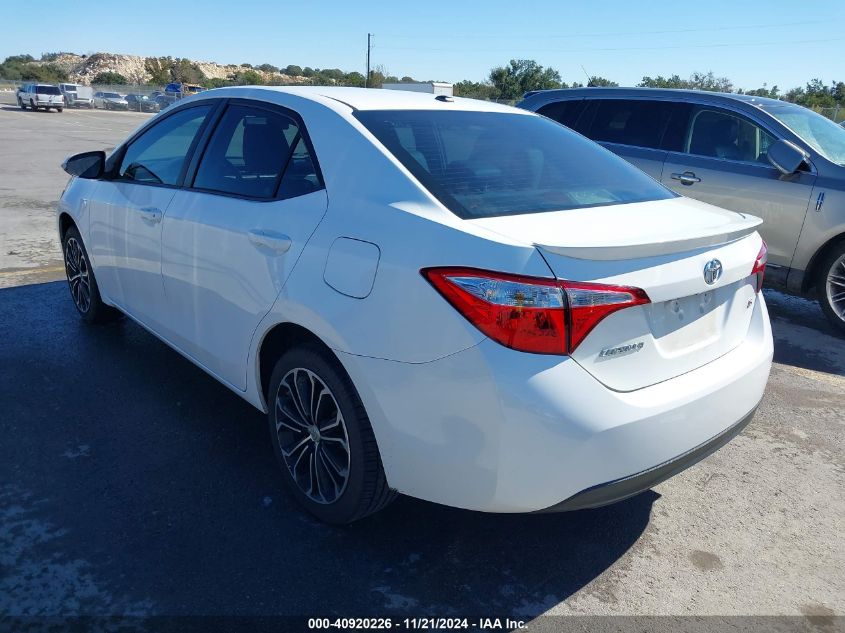 2016 TOYOTA COROLLA L/LE/LE PLS/PRM/S/S PLS - 5YFBURHE8GP391304