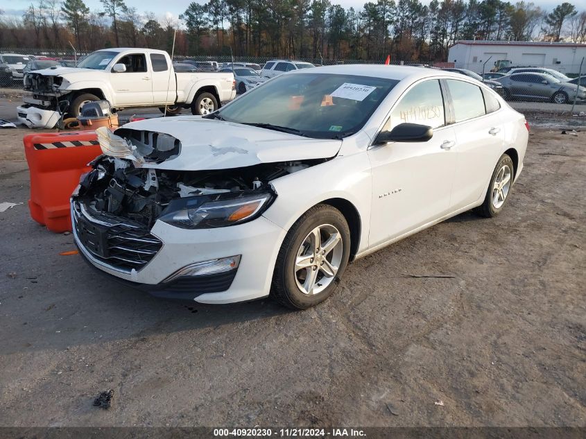 VIN 1G1ZB5ST7NF209089 2022 Chevrolet Malibu, Fwd Ls no.2