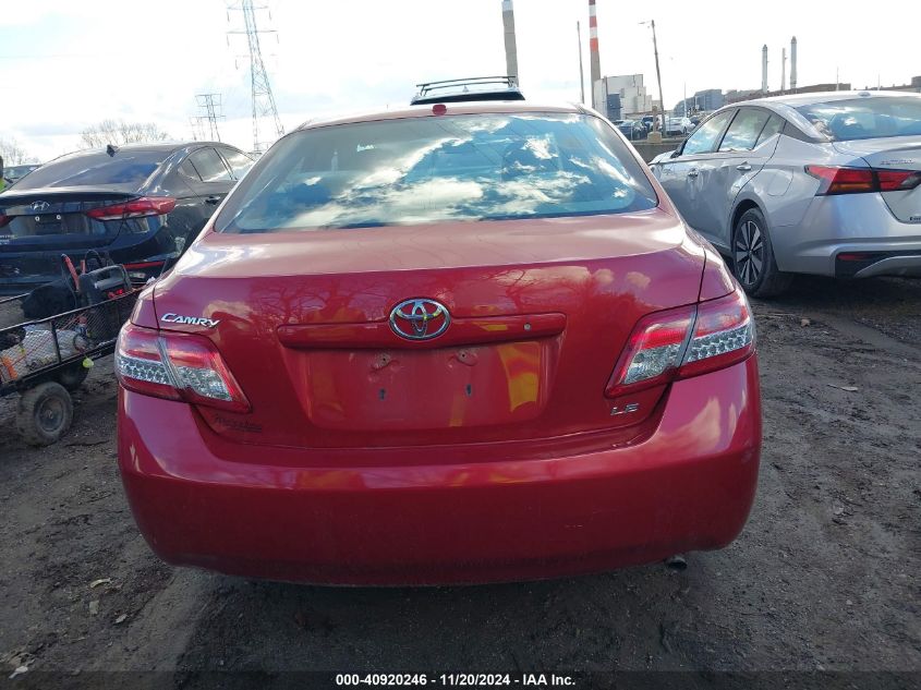 2010 Toyota Camry Le VIN: 4T4BF3EK6AR034281 Lot: 40920246