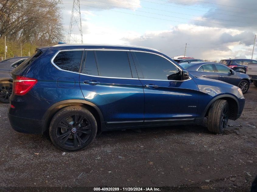 2013 BMW X3 xDrive35I VIN: 5UXWX7C53DL980106 Lot: 40920289