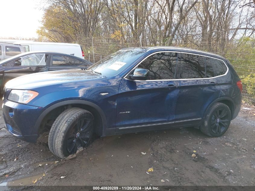 2013 BMW X3 xDrive35I VIN: 5UXWX7C53DL980106 Lot: 40920289