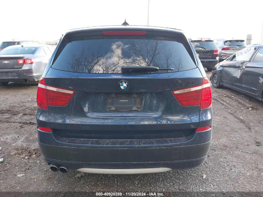 2013 BMW X3 xDrive35I VIN: 5UXWX7C53DL980106 Lot: 40920289