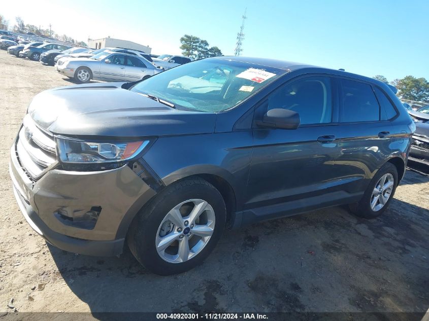 2016 Ford Edge Se VIN: 2FMPK3G90GBB83645 Lot: 40920301