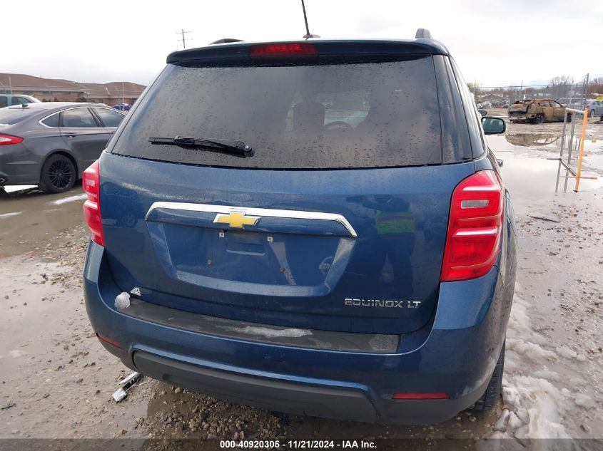 2016 Chevrolet Equinox Lt VIN: 2GNALCEK7G6216704 Lot: 40920305